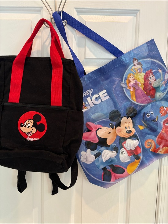 Disney Handbags - Disney Black Backpack & Shopping tote-firm price